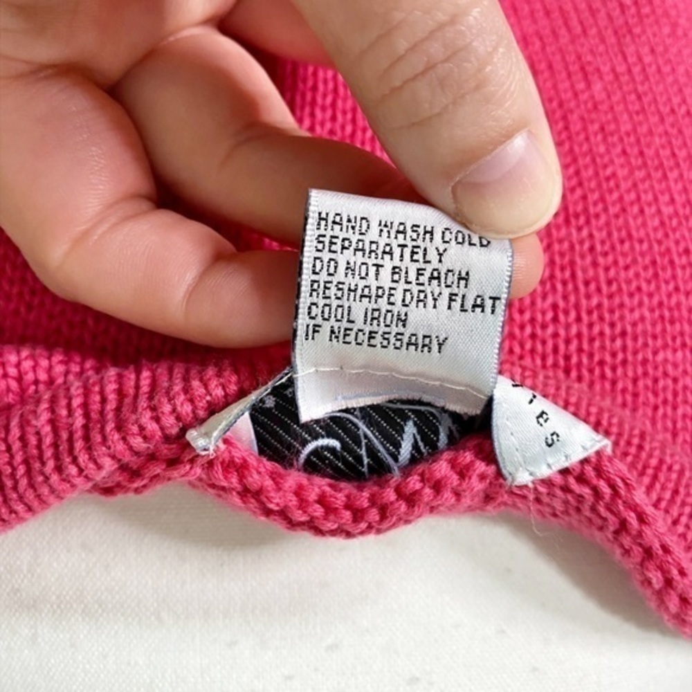 Casual WorkStyles Color Block‎ Pink Sweater - Picture 5 of 7